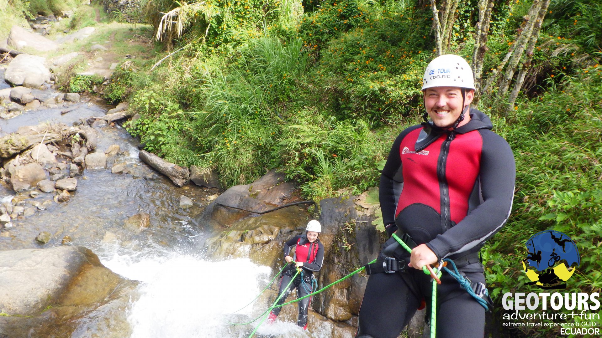 Canyoning ecuador